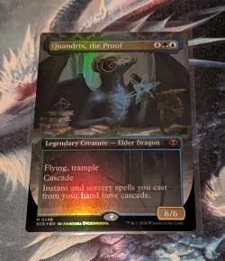M.T.G. Secrets Of Strixhaven Quandrix, the Proof Borderless Foil NM/M - Image 1