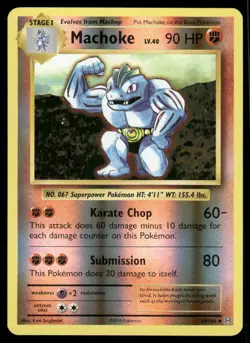 Pokemon Cards Machoke 58/108 Evolutions Uncommon NM - Image 1