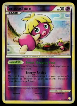 Pokemon Card - Smoochum HeartGold SoulSilver 30/123 Rare Reverse Holo - Image 1