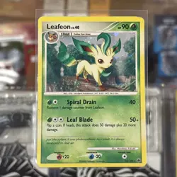 Leafeon - (DP Majestic Dawn) 024/100 Deck Exclusives Holo Pokemon HP - Image 1