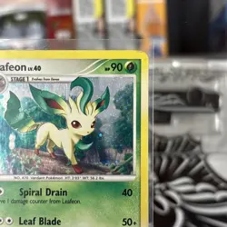 Leafeon - (DP Majestic Dawn) 024/100 Deck Exclusives Holo Pokemon HP - Image 3