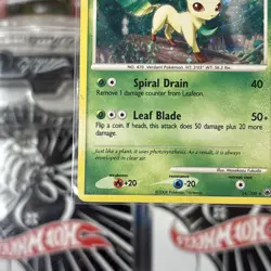 Leafeon - (DP Majestic Dawn) 024/100 Deck Exclusives Holo Pokemon HP - Image 5