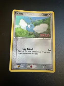 Pokemon TCG Swablu Power Keepers Reverse Holo 66/108 40 HP English - Image 1