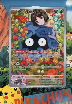 Pokemon TCG Ascended Heroes Erika’s Tangela 218/217 Illustration Rare NM/M - Image 1