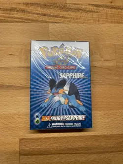 Pokemon Theme Deck – EX Ruby & Sapphire (English, 2003, Sealed, Rare) - Image 1
