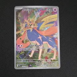 Pokemon TCG Zacian Holo Illustration Rare 100/094 Me02: Phantasmal Flames - Image 1