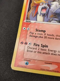 Entei 1/17 POP Series Holo Pokemon Card - Image 3