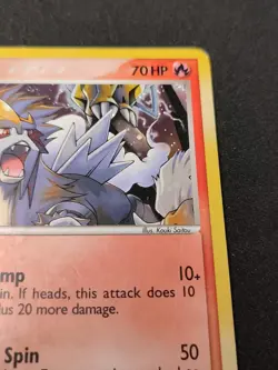 Entei 1/17 POP Series Holo Pokemon Card - Image 5