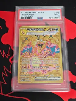 Charizard ex 2023 Pokemon SV Obsidian Flames - OBF EN #228/197 PSA 9 - Image 1