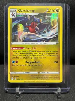 Garchomp 109/172 Holo Rare Pokemon 2022 Brilliant Stars - LP - Image 1