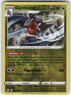 Garchomp 109/172 Brilliant Stars Reverse Holo Pokemon TCG - Image 1