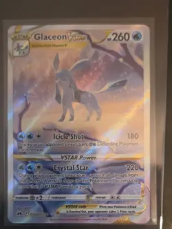 Full Art ⭐ Glaceon VSTAR #GG40/GG70 2023 Pokemon SWSH Crown Zenith - Image 1