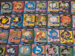 pokemon burger king poketrivia card 1999 mixed lot perforated and non-perforated - Image 2
