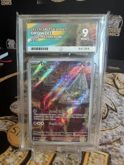 ACE 9 Drowzee 210/198 Pokemon Card TCG Scarlet and Violet Illustration Rare - Image 1