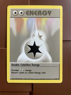 1999 Pokemon Game Double Colorless Energy 96/102 Base Set - Image 1