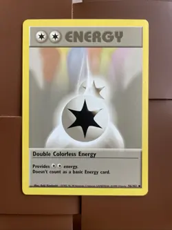 1999 Pokemon Game Double Colorless Energy 96/102 Base Set - Image 2