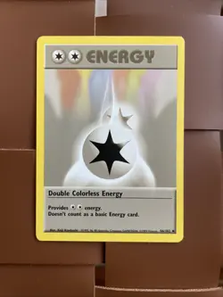 1999 Pokemon Game Double Colorless Energy 96/102 Base Set - Image 3