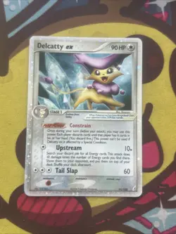 Pokemon Delcatty ex 91/100 - Played Creased - Ex Crystal Guardians - Image 1