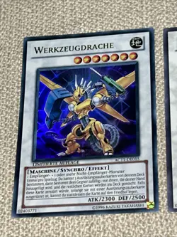 3x Yugioh Power Tool Dragon CT06-EN001 Secret Rare Collectors Tin LP +AC11-DE015 - Image 2