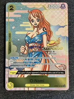 O-Nami CS 25-26 Event Pack OP06-101 One Piece Promotion Cards One Piece NM - Image 1