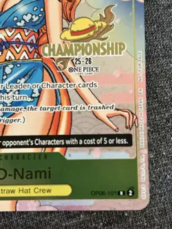 O-Nami CS 25-26 Event Pack OP06-101 One Piece Promotion Cards One Piece NM - Image 4