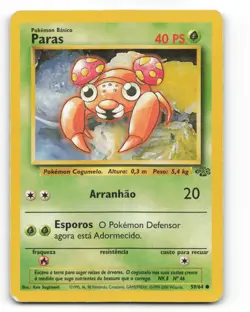 Pokemon Card - PARAS - Base Set 2 - Common - 085/130 !!! - Image 1