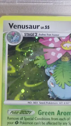 SWIRL! 2009 Pokemon Platinum Supreme Victors Venusaur - Holo PSA 5 13/147 - Image 2