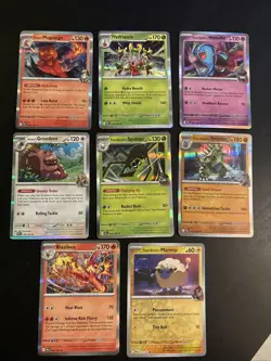 2025 Pokemon Destined Rivals Lot of 8 Holo Cards MINT - Image 1