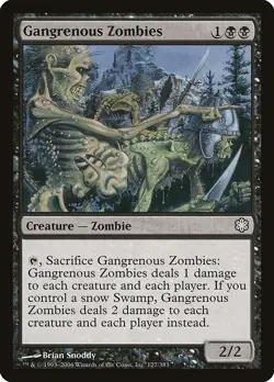 Gangrenous Zombies Coldsnap Theme Decks NM Black Special MAGIC CARD ABUGames - Image 1