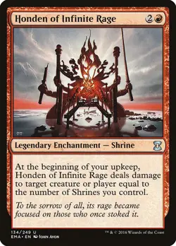 Honden of Infinite Rage Eternal Masters NM Red Uncommon MAGIC CARD ABUGames - Image 1
