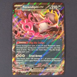 Fezandipiti ex 38/64 - Shrouded Fable - Double Rare Holo Pokemon Card - NM - Image 1