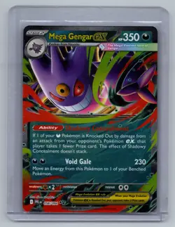 Mega Gengar ex 056/094 Phantasmal Flames Double Rare Holo Pokemon TCG NM - Image 1