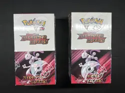 Pokemon TCG Scarlet & Violet Destined Rivals Half Booster Box x2 36 Packs Sealed - Image 1