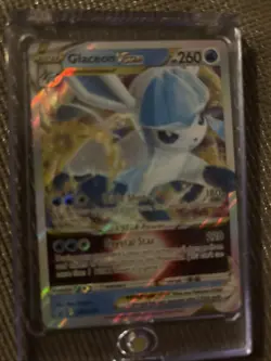 2023 POKEMON SWORD AND SHIELD CROWN ZENITH GG40 FULL ART/GLACEON VSTAR HOLO - Image 1