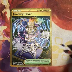 NM Jamming Tower 243/182 Hyper Rare Destined Rivals Pokemon - Image 1