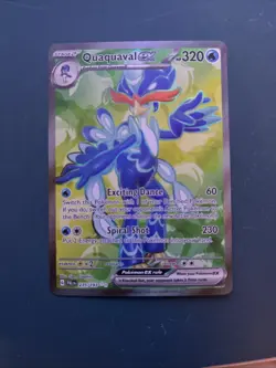 Pokemon TCG Quaquaval EX Paldea Evolved Special Illustration Rare Nm - Image 1