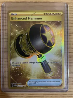 Enhanced Hammer 224/167 Twilight Masquerade Gold Secret Rare Pokemon TCG NM - Image 1