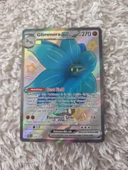 GLIMMORA EX 218/091 PALDEAN FATES POKEMON (SHINY SPECIAL ILLUSTRATION RARE, NM) - Image 1