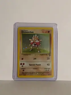 Hitmonchan Pokemon Card, Base Set 2 8/130 Holo Rare (2000) - Image 1