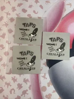 2001 Taps Gold Holo Nidoking Nidorino Nidoran Pog Stickers Pokemon Non-TCG - Image 5