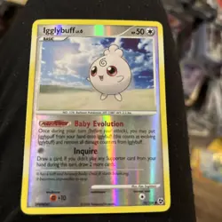 Pokemon Card - Igglybuff Great Encounters 70/106 Common Reverse Holo LP/MP - Image 1