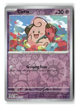 Cleffa 080/197 Common Obsidian Flames Pokemon Reverse Holo Near Mint - Image 1