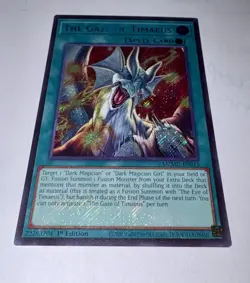 Yu-Gi-Oh The Gaze of Timaeus Secret Rare 1st Edition Near Mint MZMU - Image 2