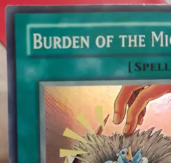 Yu-Gi-Oh! Burden of the Mighty Super Rare (WC08-EN002) Unl. Ed LP/MP - Image 3