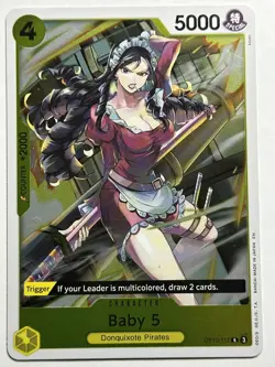 Baby 5 (112) R Legacy of the Master OP12-112 LP-NM One Piece Card - Image 1