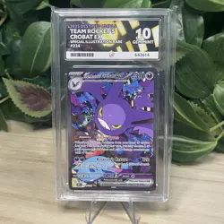 ACE 10 Team Rockets Crobat ex 234 SIR Destined Rivals Pokemon Card - Image 1