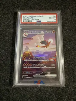 Charizard ex 2023 sv2a Pokemon 151 SAR Special Art Rare Japanese 201/165 PSA 10 - Image 1