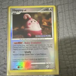 Pokemon TCG Happiny Diamond & Pearl Promo Holo Card 52/123 English 2007 - Image 2
