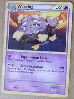 Weezing 38/95 Rare Non-Holo Call of Legends Set Pokemon Card NM - Image 1