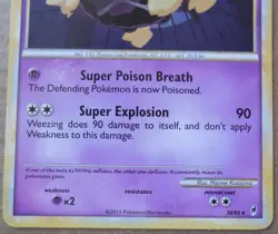 Weezing 38/95 Rare Non-Holo Call of Legends Set Pokemon Card NM - Image 3